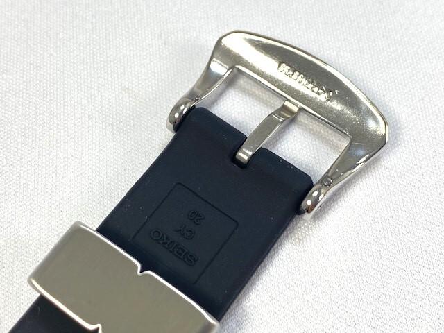 R035011J0 SEIKO Prospex 20mm Silicone for and Via Band, Black, SBDJ019/ V157-0BT0 Others. (Ships Nekoposu)