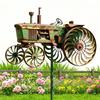 Tractor Windmolen Geluidloos Uniek Buiten Beelden Zonbestendig Grond Windmolens voor Terras Tuin voor Buiten