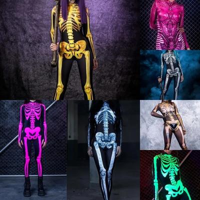3D-Digitaldruck Bühnenkostüme für Erwachsene, Halloween-Events, Karneval, Mottoparty, Cosplay-Outfit, Pretend Game-Overall