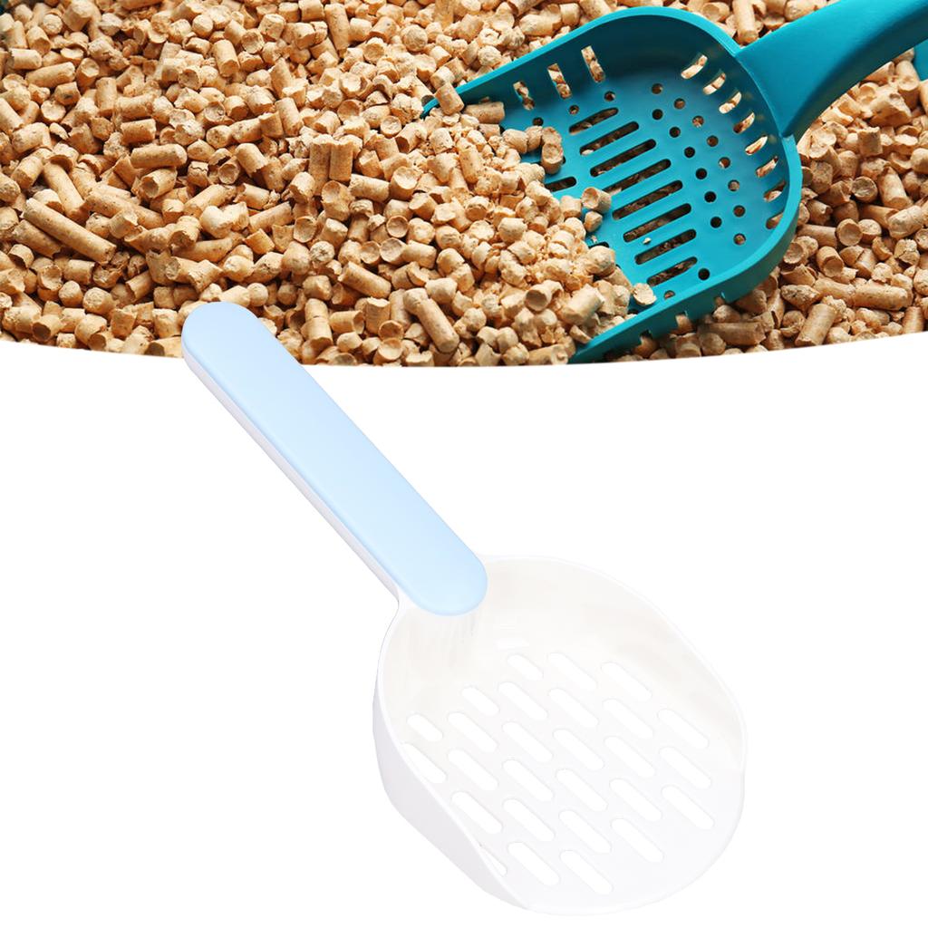 Cat Litter Scoop Plastic Thickened Kitty Litter Sift Shovel for Small Pet Litter Boxes Cleaning