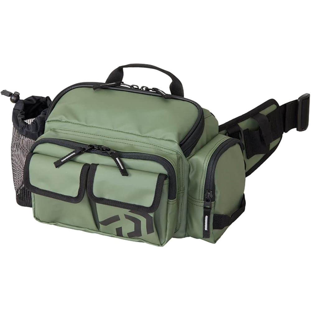 Daiwa Hip Bag LT(D) Khaki Color Lightweight Design Outdoor Accessory