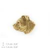 Staffordshire Bull Terrier, Staffy - Dog brooch in decorative box, elegant gold-plated pin, Art-Dog brand jacket pin
