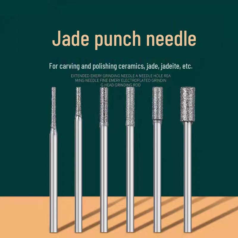 

Jade & Amber Grinding and Drilling Bit Set 2.35mm Shaft, 0.5mm Bit