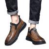 Herren Freizeitschuh Büro Samt Weich Schwarze Lederschuhe für Herren Sozial Klassisch Original Designer Rindsleder Neu
