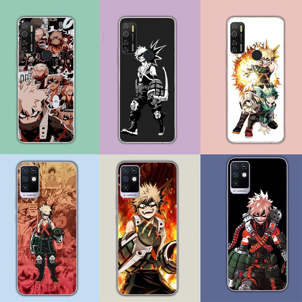 My Hero Academia Katsuki Bakugo BNHA Phone Cover for Motorola Moto Edge 40 50 Pro 30 Neo 20 Ultra One Fusion E22 E40 E30 Case