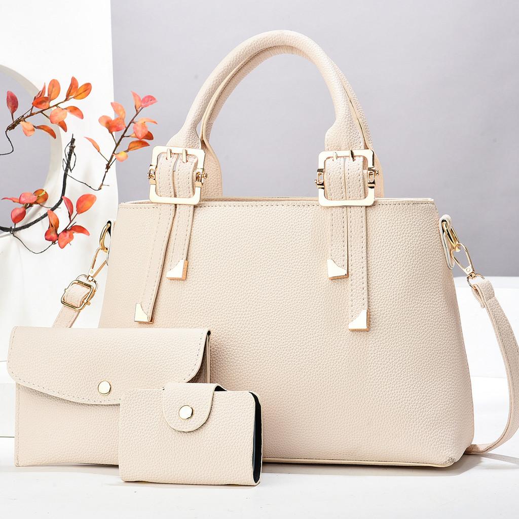 

Стильный городской трендовый набор сумок-макаронс из прочной ткани и с элегантным выбором цветов OffWhite