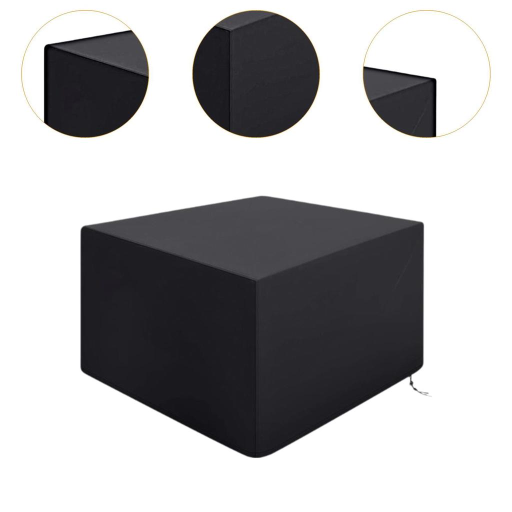 Fire Pit Cover Fire Pit Lid Fireplace Cover Waterproof Sun Protection Firepit Cover Protection for Outdoor Garden Yard Patio