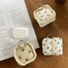Portable Cute Earphone Bag Square Zero Wallet Lightweight Mini Storage Bag Student