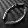 Set Of 2 Elegant Carbon Fiber Design Steering Wheel Covers Strong Natural Fiber Construction Case for Season Use