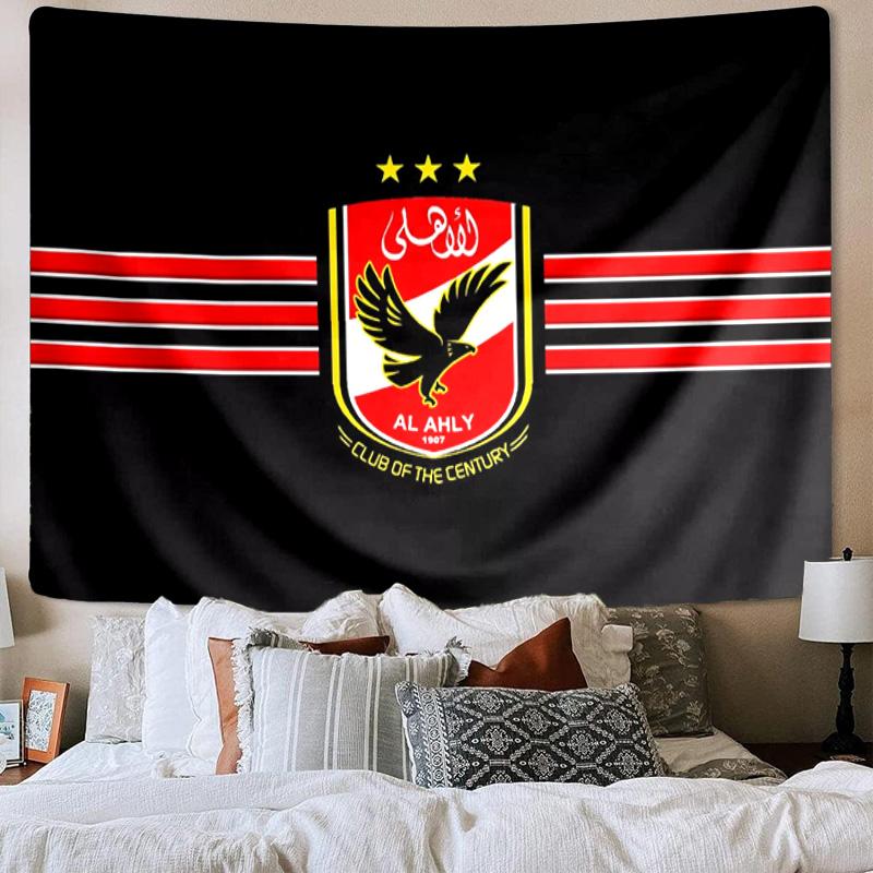 1PC America Club's Crest With Rabbit Tapestry, Unique Design Tapestry, Wall Decor for Bedroom,Livingroom, Playroom,Heartwarming Fan Holiday Gifts