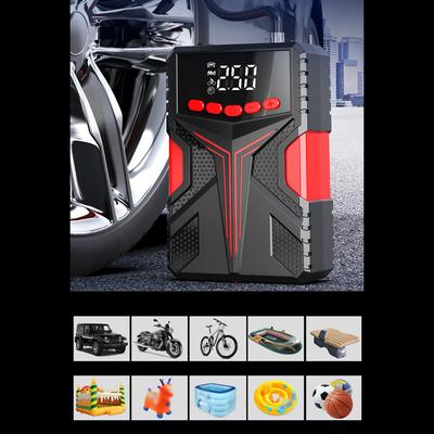 Multifunctional Jump Starter with Air Compressor 2000A Peaks Battery Booster Power Pack (Up To 6.5L