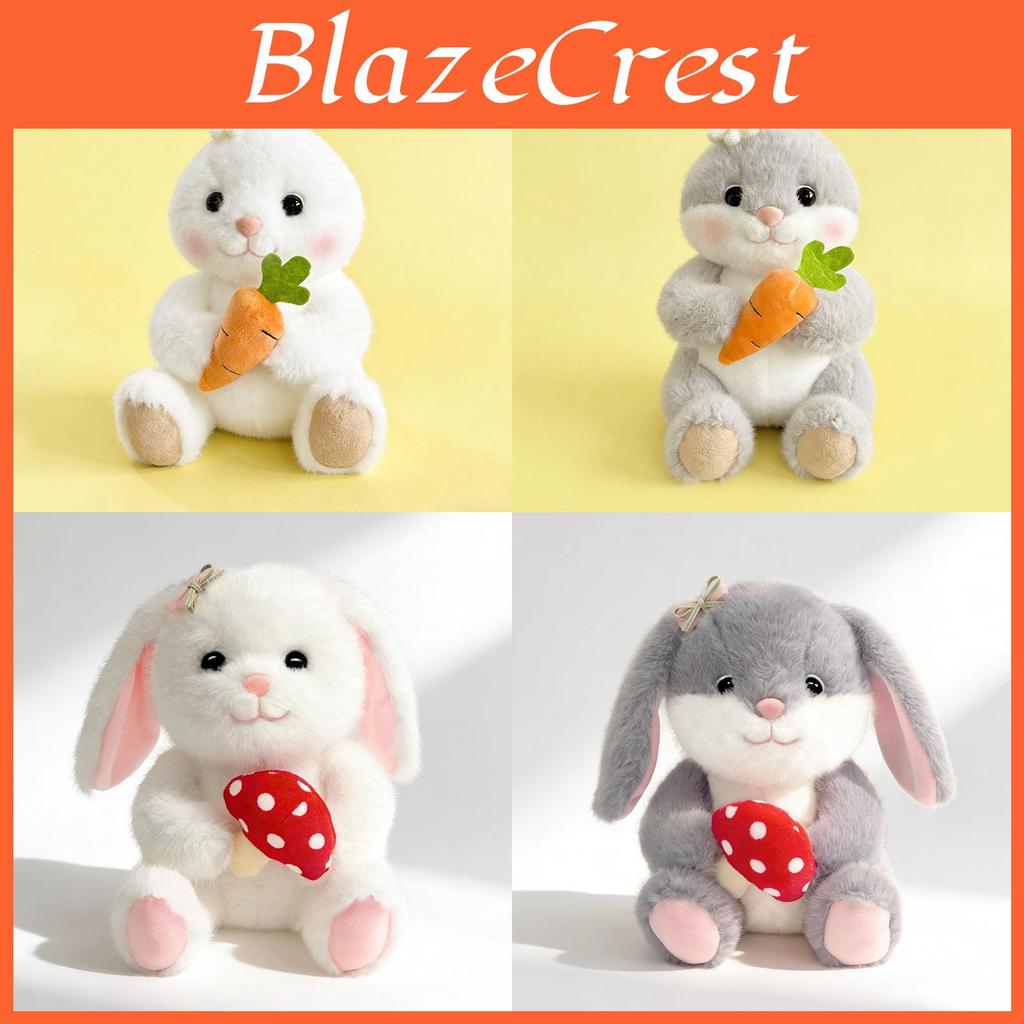 Plush Rabbit Toy With Carrot And Mushroom Design For Children Gift