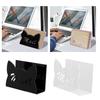 Cats Shape Letter Holder 165x115x75mm Desk Acrylics Mail Holder Envelope Organizers Desk File Storage Stand Display Slot