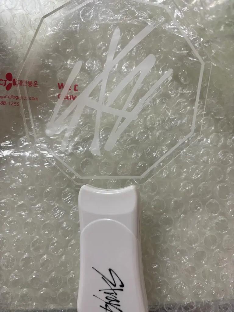 STRAY KIDS Cheering Stick White Old Version Used