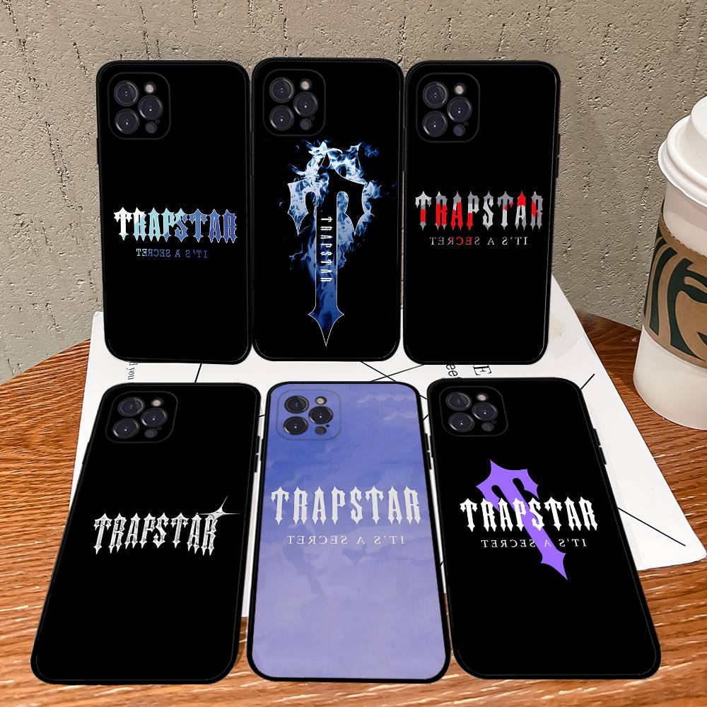 Coque de téléphone T-Trapstars Pour iPhone 17 16 15 14 13 12 Mini 11 Pro Plus Housse Souple en Silicone