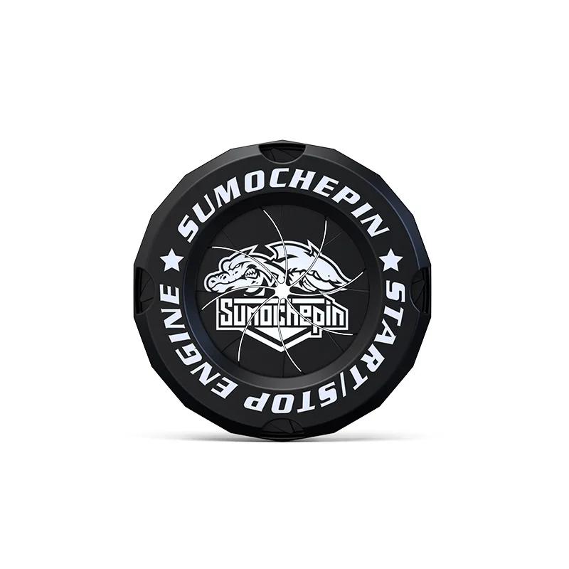 Car and Motorcycle Decoration Modification One-button Start Button Metal Protective Cover Keyhole Start Cover Protective Cover