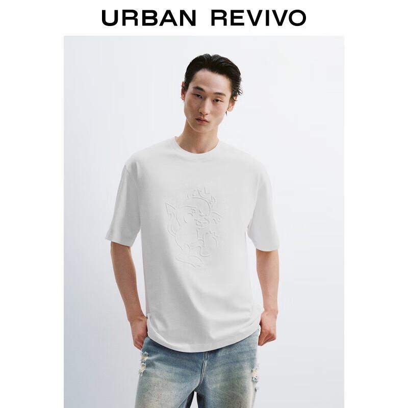 

UR Men s 2025 Summer Creative Pattern Short Sleeve T-Shirt M