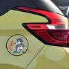 Автомобильная наклейка 3D Том и Джерри Tom and Jerry 10X10см 
