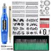 Mini Electric Nail Drill USB Rechargeable Portable Cuticle Pusher Polisher Pen Manicure File Kit