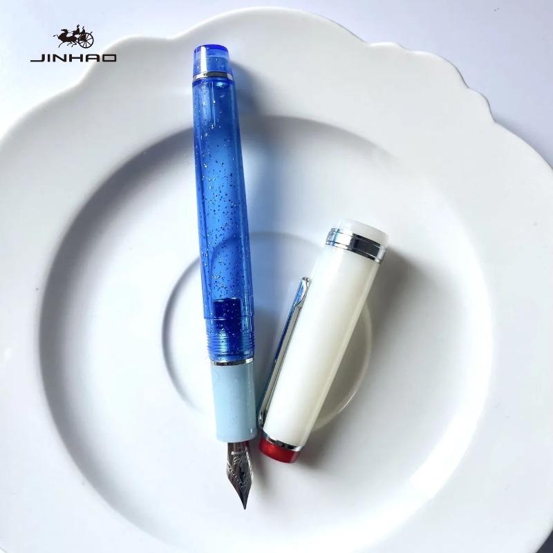 JINHAO 82 2026 Limited Colors Fountain Pen Gold Clip EF/F/M Calligraphy Pen Macaron Color Stationery School Office Supplies