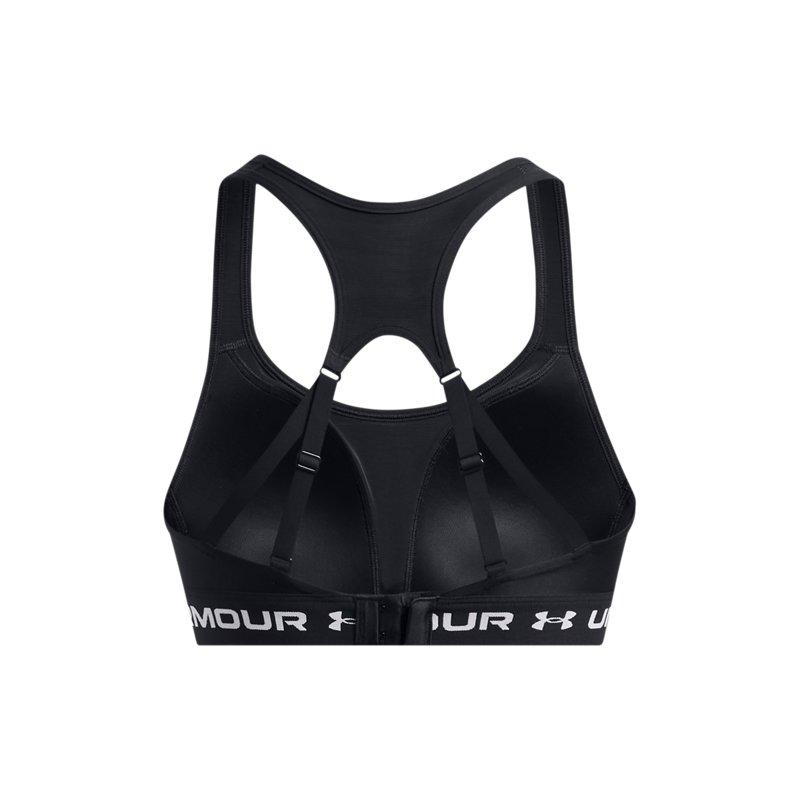 Under Armour HeatGear Soft Comfortable Letter Print Sports Bra Women underwear Black 1387231-001