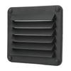 VGEBY 2pcs Air Vent Ventilation Sidewall Easy To Use Simple Appearance Replacement Air Vent for Wall (Black)