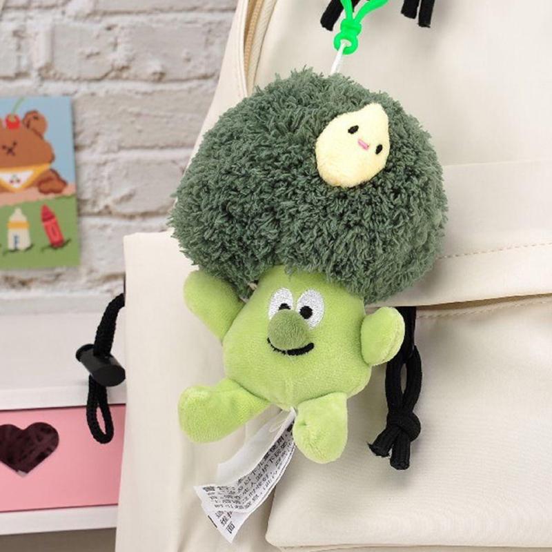 Cute Broccoli Plush Toy Small Pendant Versatile Cauliflower Bag Pendant