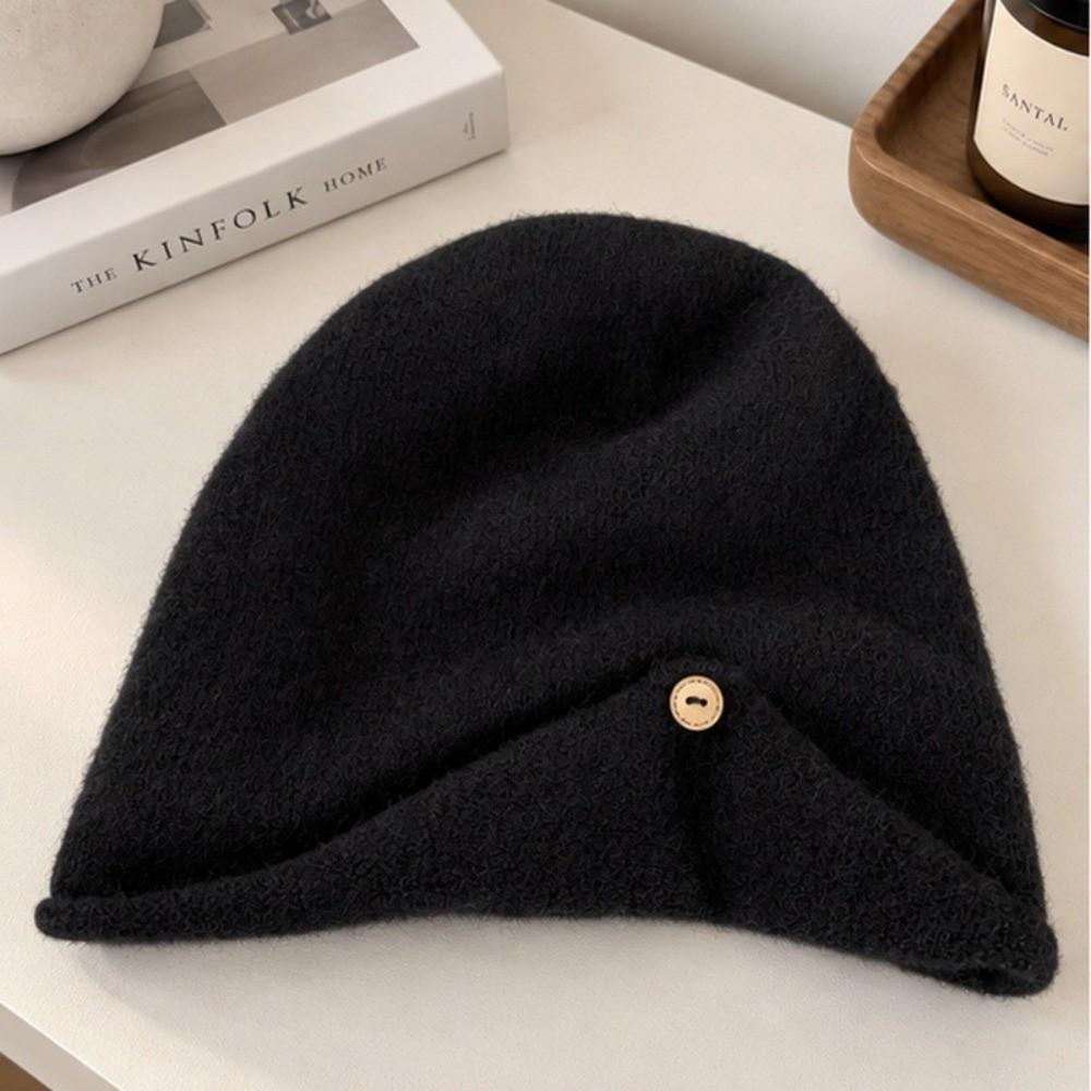 Soft Slouchy Beanie Hat Stretchy Women's Winter Hat Winter Knit Skull Cap Walking Travel Shopping