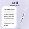 Touch Anime Skin Tone Oily Marker Pen, No. 0 Black Cool Gray, Individual Purchase, Perfect for Student Touch-Ups