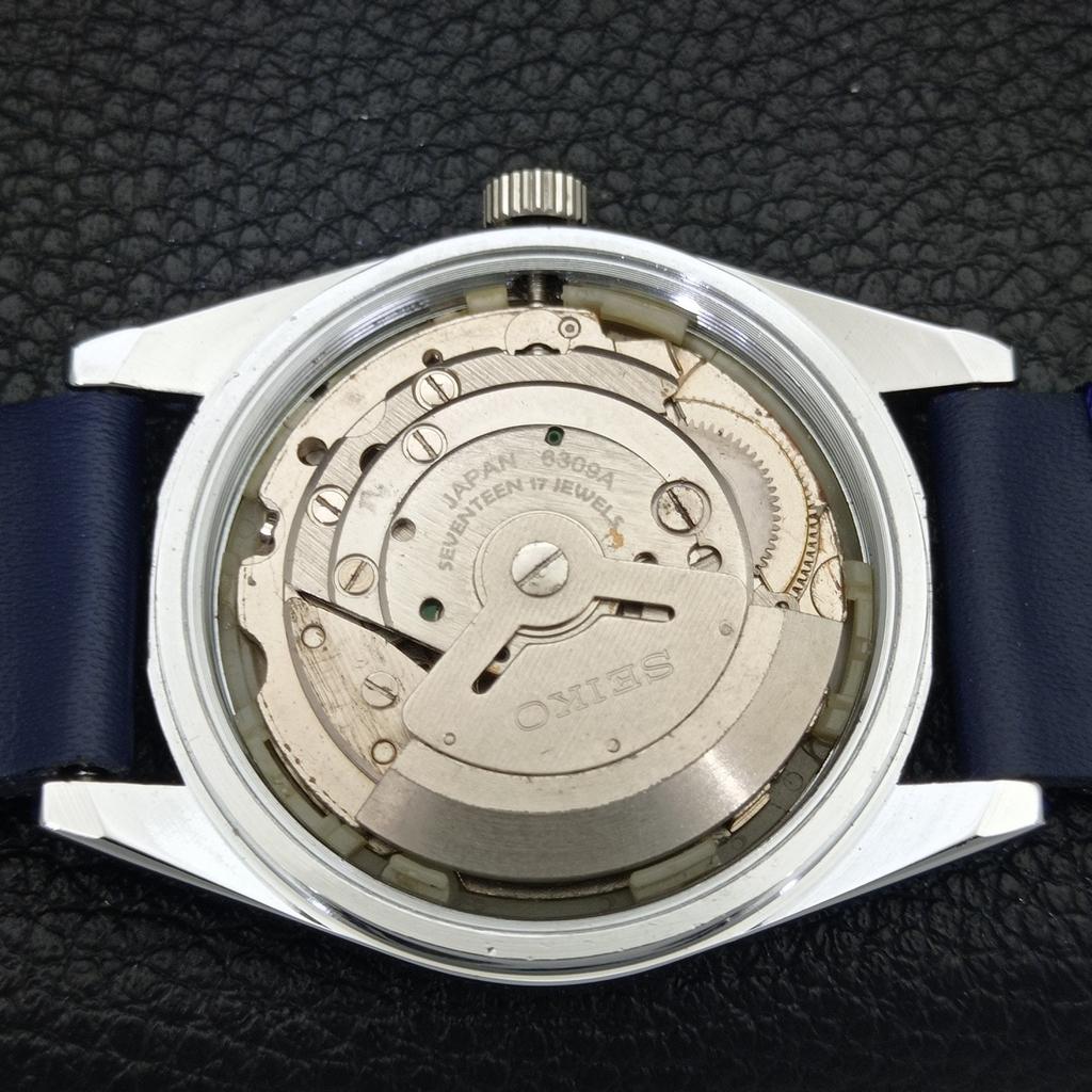 SEIKO 5 AUTOMATIC VINTAGE REFURBISHED 6309A JAPAN MENS BLUE DIAL WATCH a440710-4 Sk-a440710