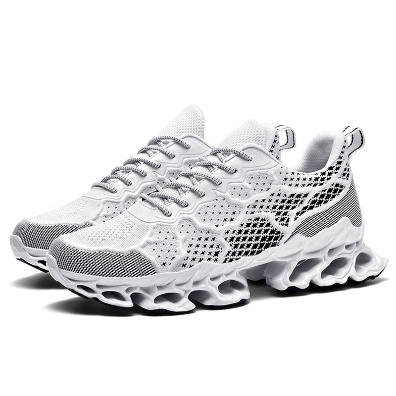 

Мужские кроссовки, спортивная обувь, спортивная повседневная обувь для бега по пересеченной местности и ходьбы 41 белый