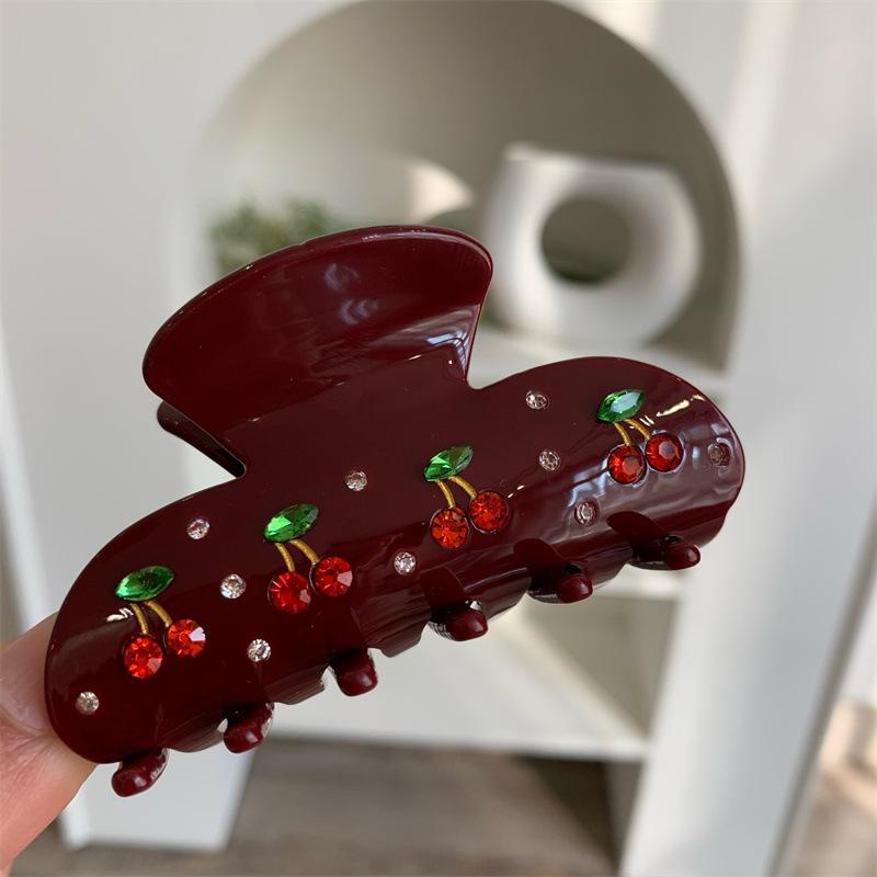 

Заколка из ацетата серии Pink Girl s Heart, изысканная художественная заколка-клипса в виде розового цветка акулы для женщины, девочки