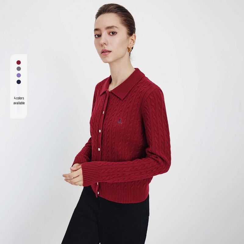 Navigare Women's Autumn Cable Knit Cardigan Sweater