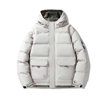 Winter New Cotton-padded Clothes Men's Autumn and Winter Cotton-padded Jackets Trendy Brand Short Thickened Cotton-padded Jackets Men's Tooling