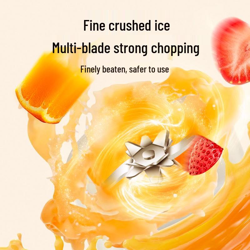 Portable USB-Charging Juicer Cup for Ice Crushing and Outdoor Travel