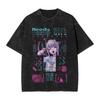 Behovs-Streamer Overload Spil T-shirt Vintage Vasket Y2K Æstetik Unisex Oversized Kortærmet Sommer Bomuld Retro Streetwear