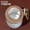 Water bottle bullet three drinks thermos cup stainless steel thermos cup girls handle water cup