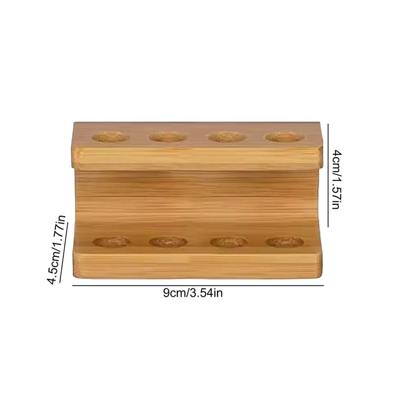 2/3/4 Slots Electric Toothbrush Head Holder Home Mini Portable Durable Hotel Non Slip Freestanding Natural Stand