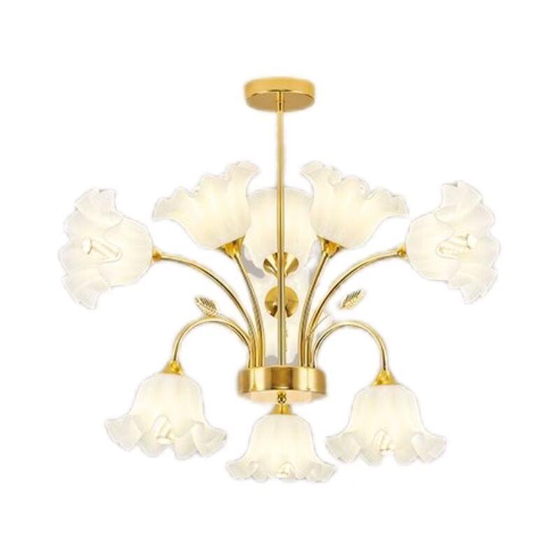 NuFeng Modern Chandelier with 18 Glass Shades