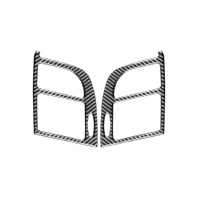 Carbon Fiber Car Dashboard Panel Left Right Air Outlet Panel Frame Decoration Sticker For Mercedes Benz E Class W211 2003-2009