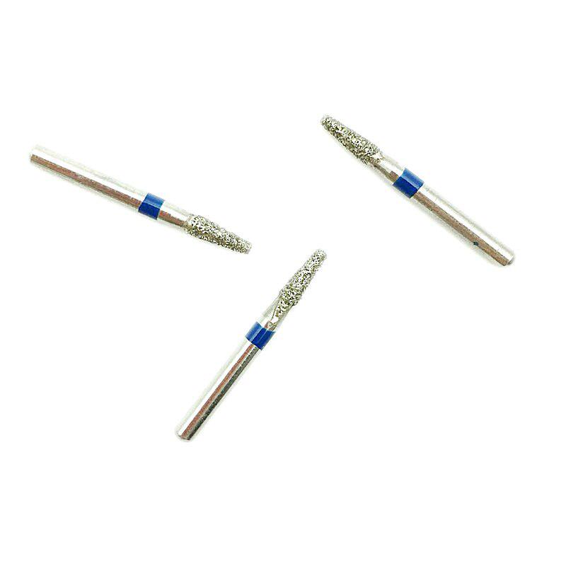 10ks zubních diamantových fréz Medium FG 1,6 mm pro vysokorychlostní násadec dentální laboratorní nástroj TF-S31