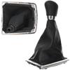 Ford Focus Mk2 04-11 SILVER Gear Shift Knob + Gaiter with CHROME Frame 5 SPEED