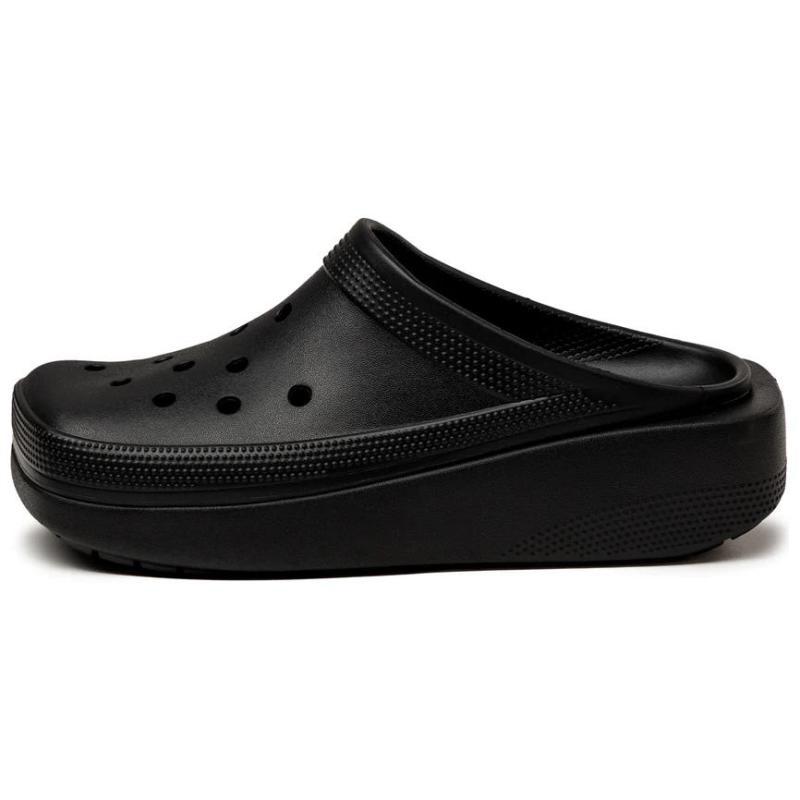 Crocs Classic Clogs Blunt Toe EVA Sandals Unisex 'Black'