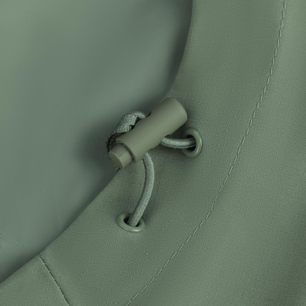 Li Ning Sports Lifestyle Series Solid Color Zip-Up Hooded Windbreaker Women Outerwear Gray-Green AFDU626-7