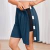 Unisex Tear Away Snap Closure Athletic Shorts with Pockets for Post Knee or Hip Surgery Recovery and Rehabilitation