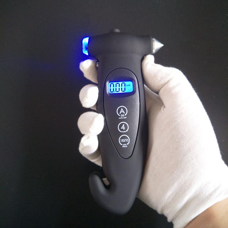 Digital Car Tire Tyre Air Pressure Gauge Meter LCD Display Manometer Barometers Tester for Car Truck Motorcycle