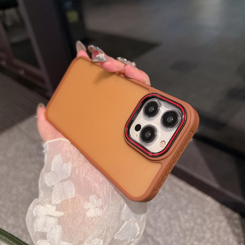 For iPhone 13 Pro Max Case PC + TPU Anti-Slip Matte Phone Cover