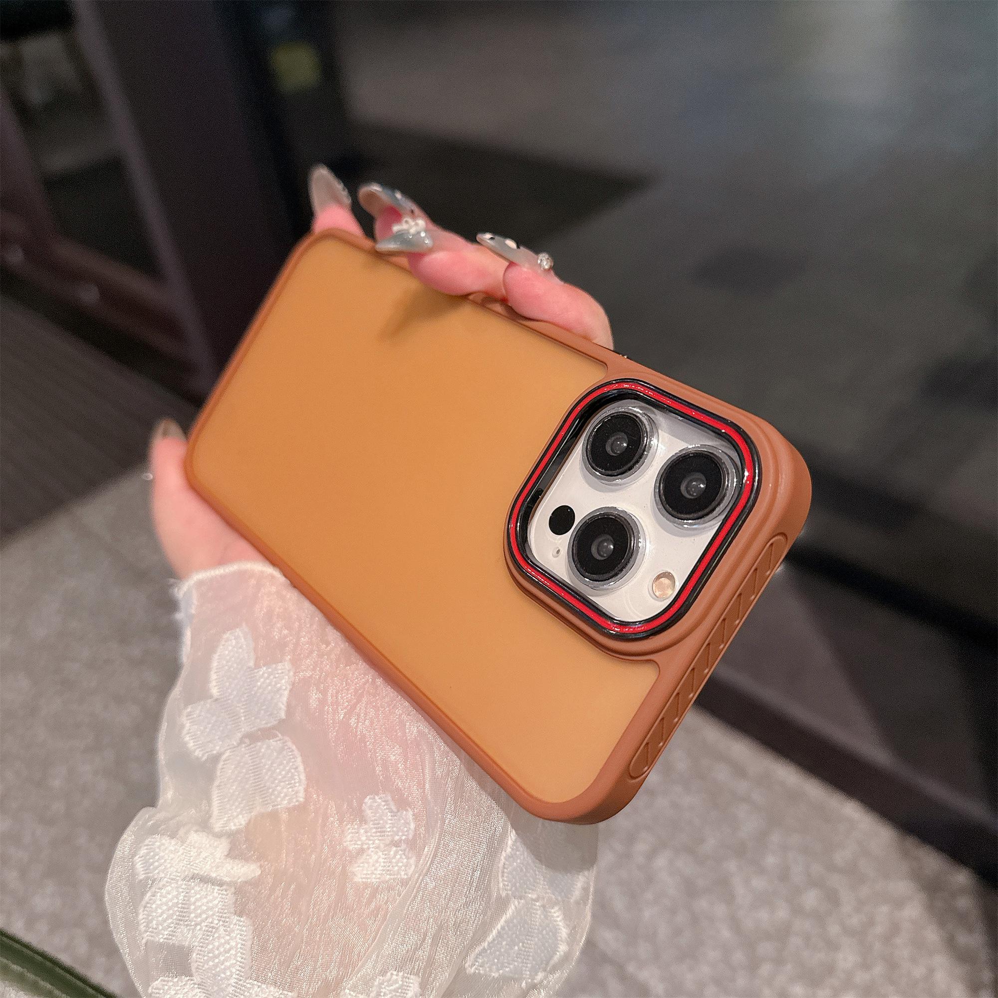 

For iPhone 13 Pro Case PC + TPU Anti-Slip Matte Phone Cover