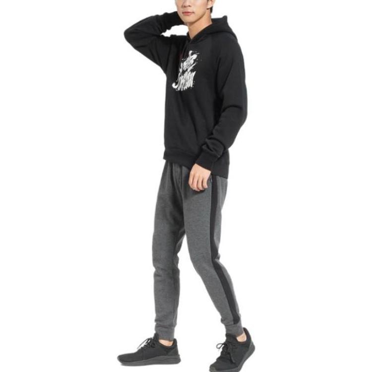 Мужская флисовая толстовка с принтом Jordan Graffiti — фото 4