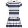 Polo Kids  Striped Cable Knit Cotton Sweater And Skirt Set Kids Sets 313A11261-001